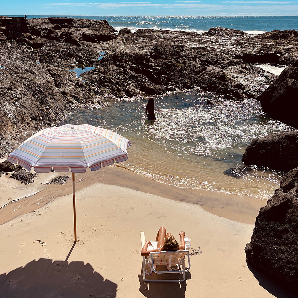 Sunnylife strandparasol, UP50+ faktor -  Rio Sun Multi Stripe
