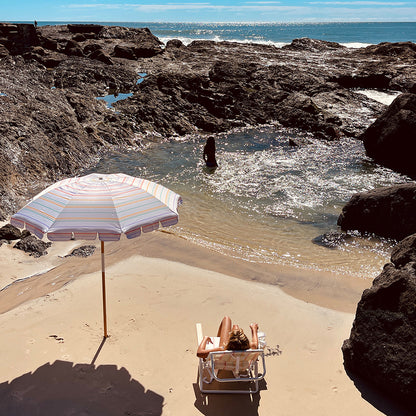 Sunnylife strandparasol, UP50+ faktor -  Rio Sun Multi Stripe