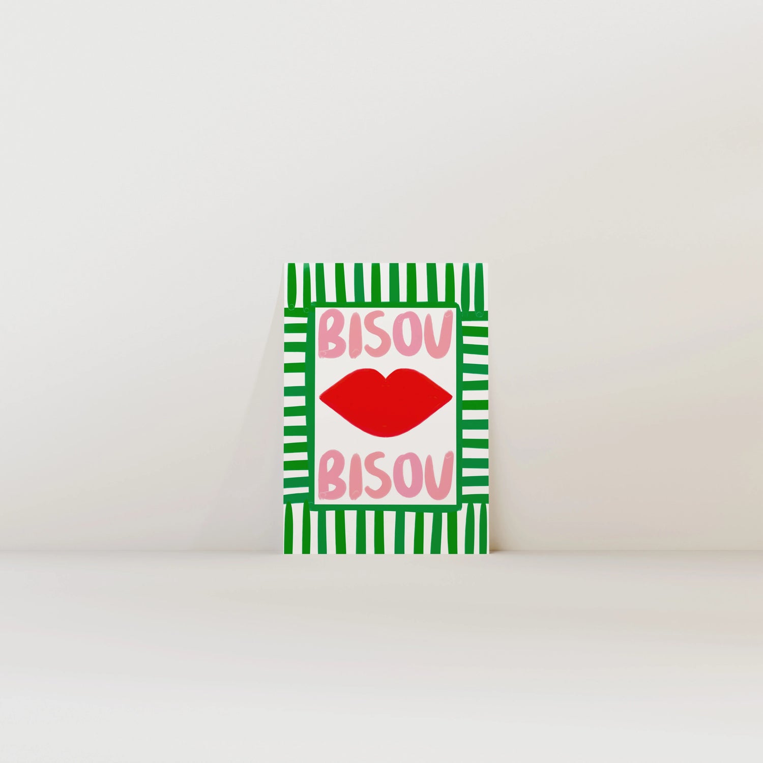 Nephthys Illustrated plakat, Bisou Bisou No1 - A4