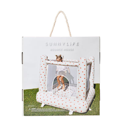Sunnylife Oppustelig hoppeborg, 3-6 år - Poppy the Peach