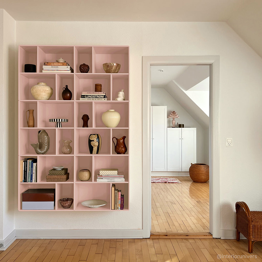 By Aulum Brooklyn vægreol, 117x177 cm - Blush