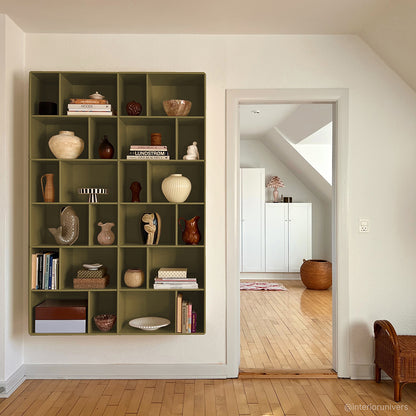 By Aulum Brooklyn vægreol, 117x177 cm - Olive