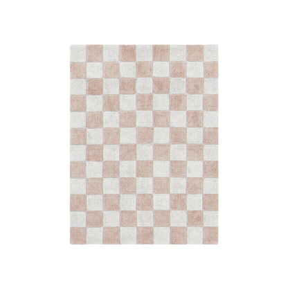 Lorena Canals vaskbart gulvtæppe, Tiles Rose - flere str.
