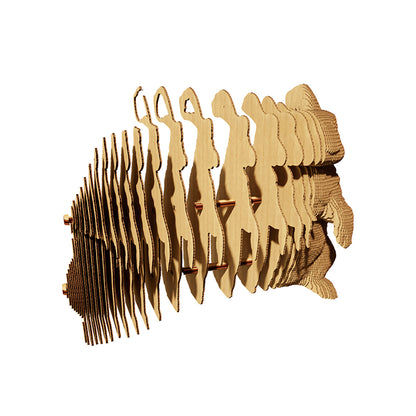 Cartonic 3D Puslespil, Saml-selv pap kunstværk - Kanin