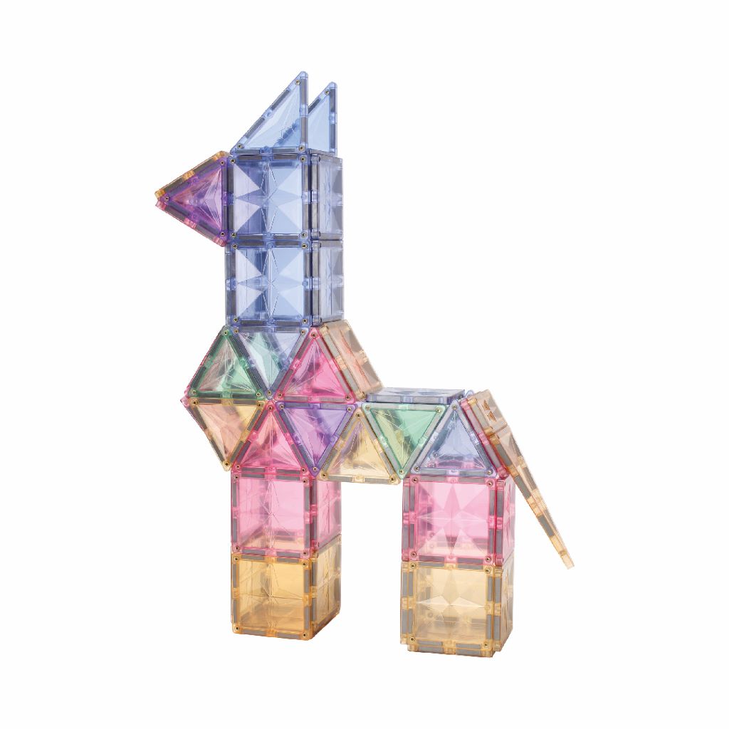 Cleverclixx Magnetisk byggeleg, Mega Creative Pack Pastel - 210pcs