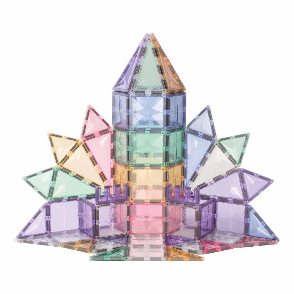 Cleverclixx Magnetisk byggeleg, Mega Creative Pack Pastel - 210pcs