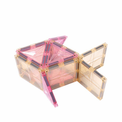 Cleverclixx Magnetisk byggeleg, Petite Pastel Pack - 36 pcs