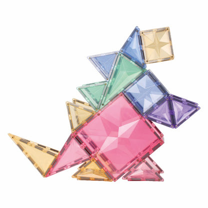 Cleverclixx Magnetisk byggeleg, Petite Pastel Pack - 36 pcs