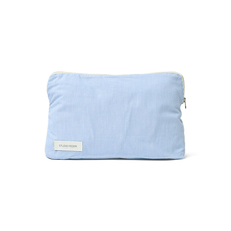 Studio Feder toilettaske, Celia - Milk Stripe