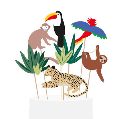 My Litte Day kagepynt, 8 stk - Tropical