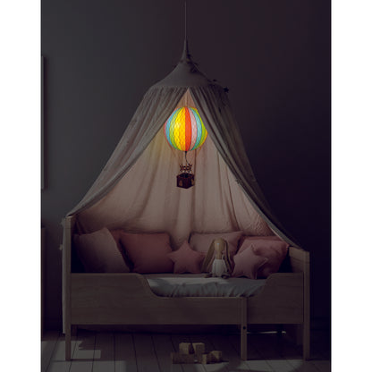 LED Luftballon, Jules Verne Rainbow - 42 cm