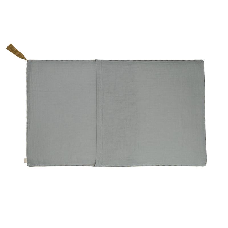 Numero 74 pude m. kvast, 40 x 70 cm - silver grey