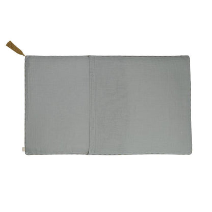 Numero 74 pude m. kvast, 40 x 70 cm - silver grey