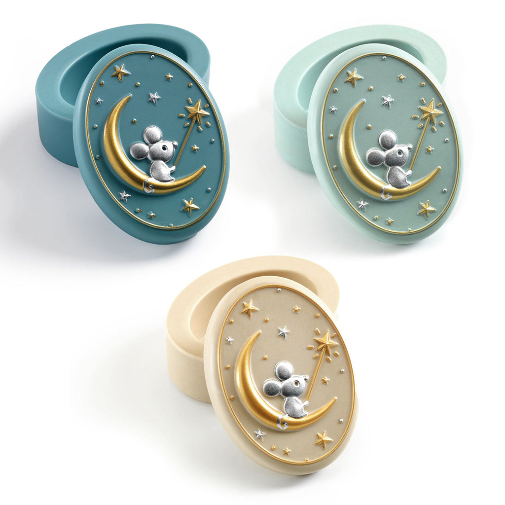 Djeco tandæske, Mus - Pastelfarver