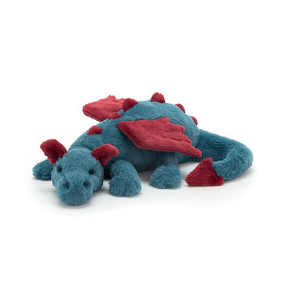 Jellycat bamse, Dexter drage, stor - 66 cm