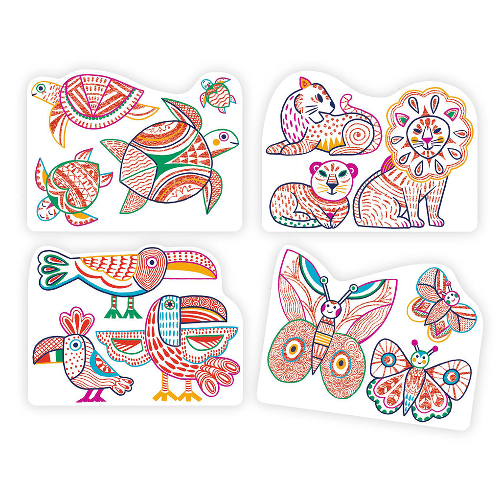 Djeco Farvelæg, Vilde familier