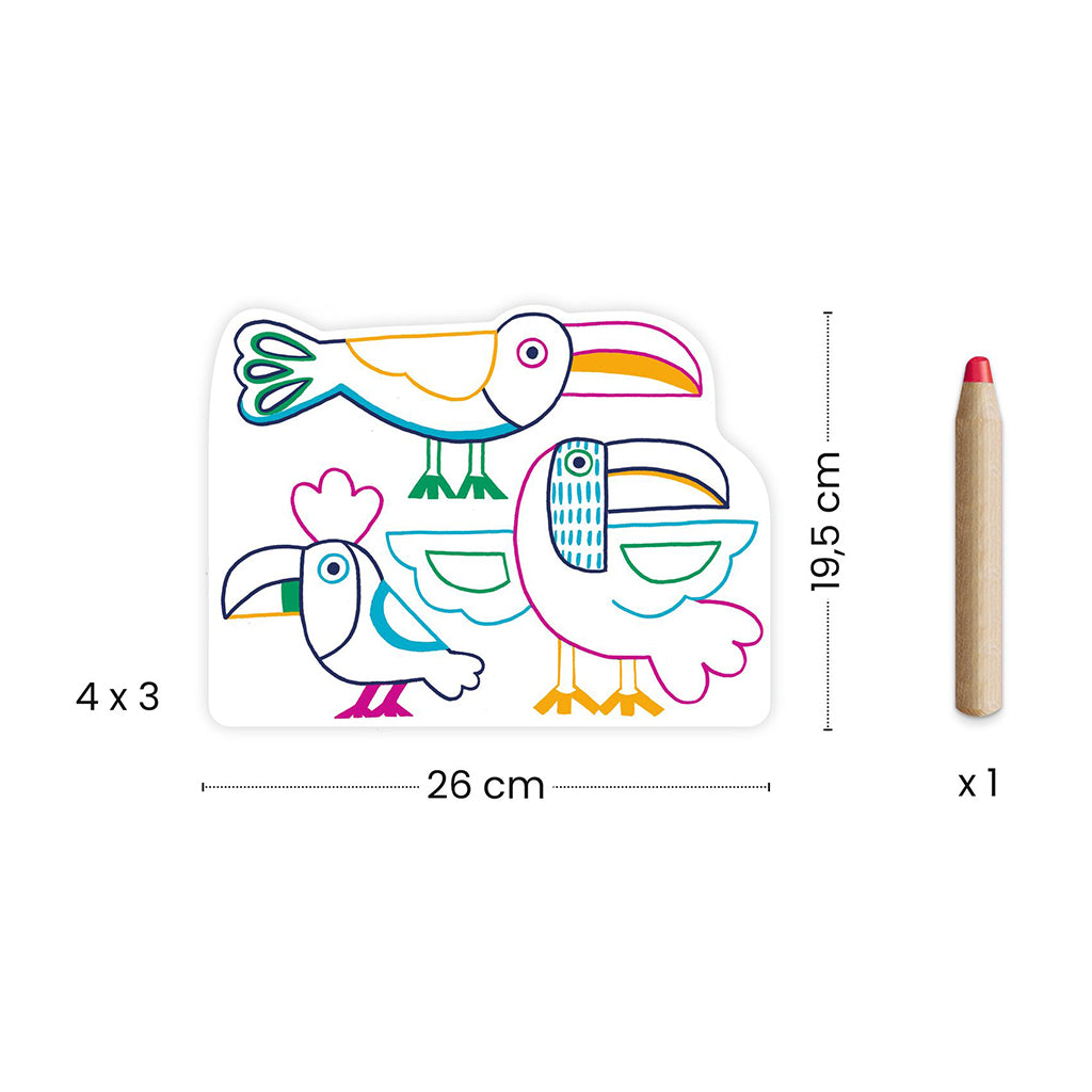 Djeco Farvelæg, Vilde familier