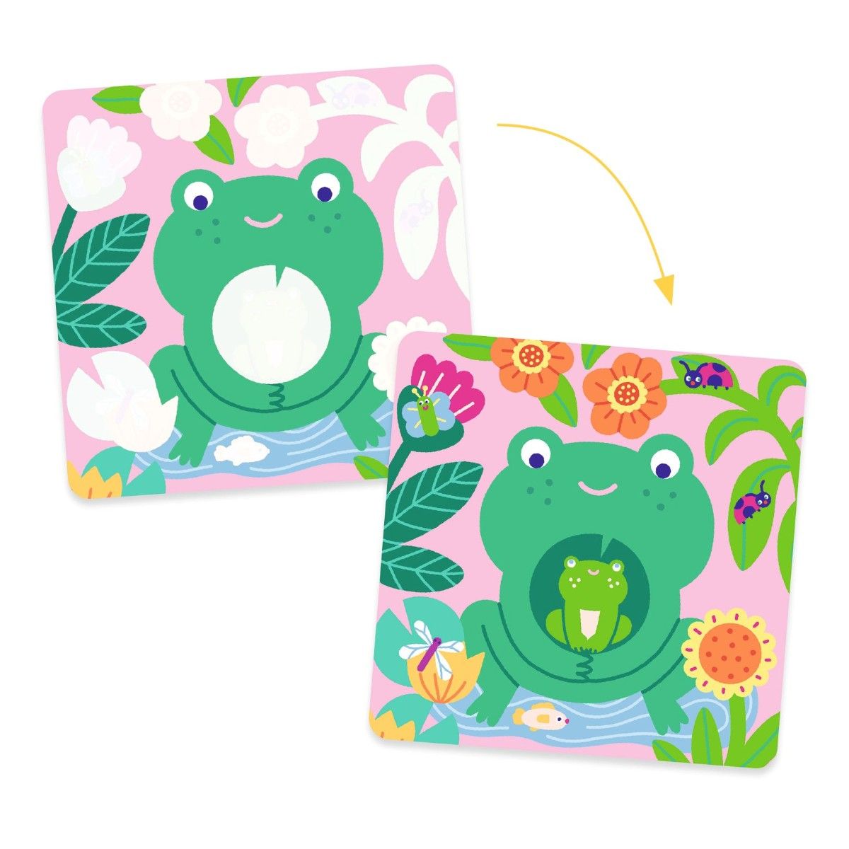 Djeco mal med vand, Borte tit tit i haven - Fra 18 mdr.