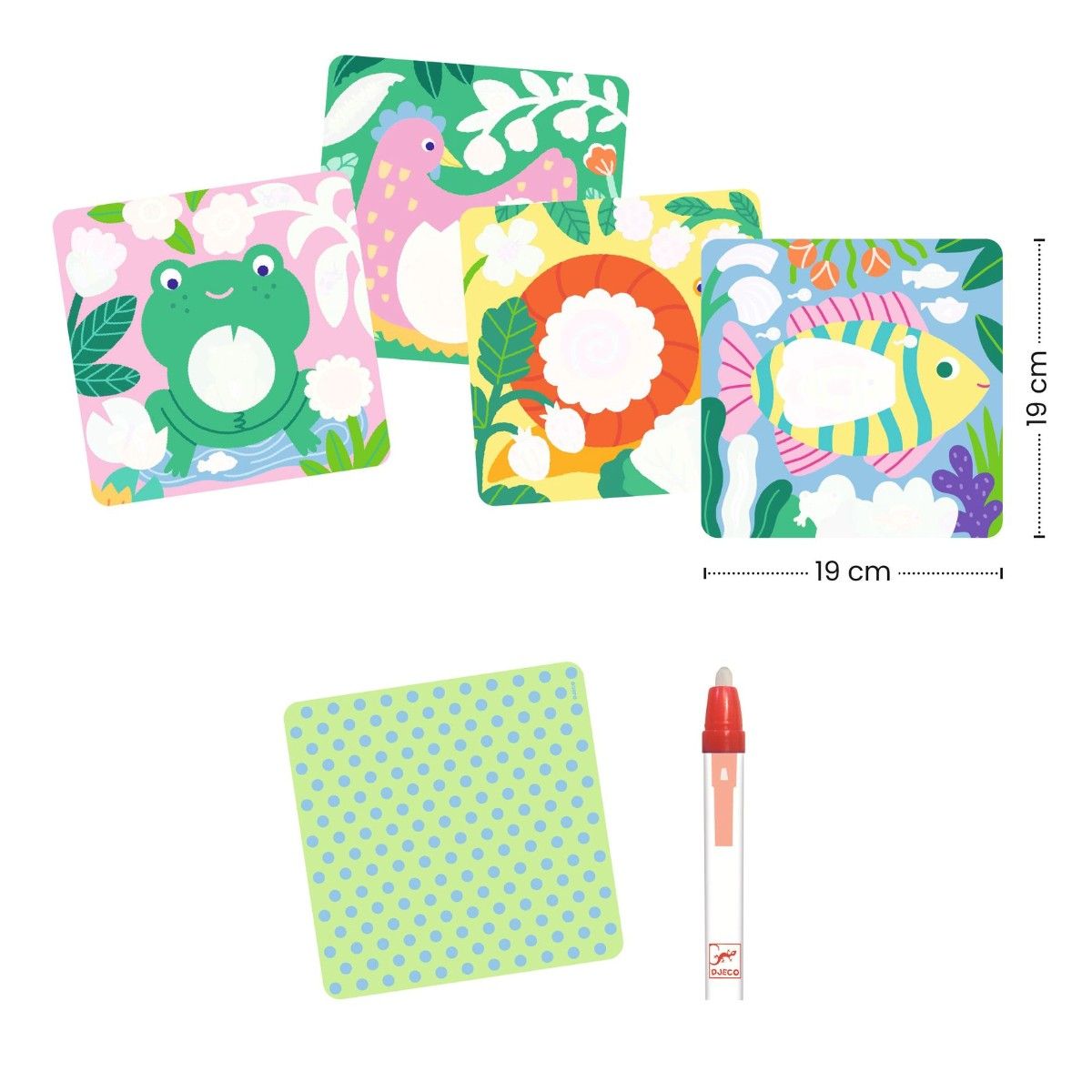 Djeco mal med vand, Borte tit tit i haven - Fra 18 mdr.