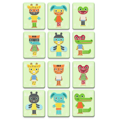 Djeco magnetleg, Inzebox - Mix dyr