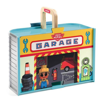 Djeco Crazy Motors, Garage med tag