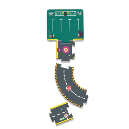 Djeco Crazy Motors puslespil, Vej - 26 brikker