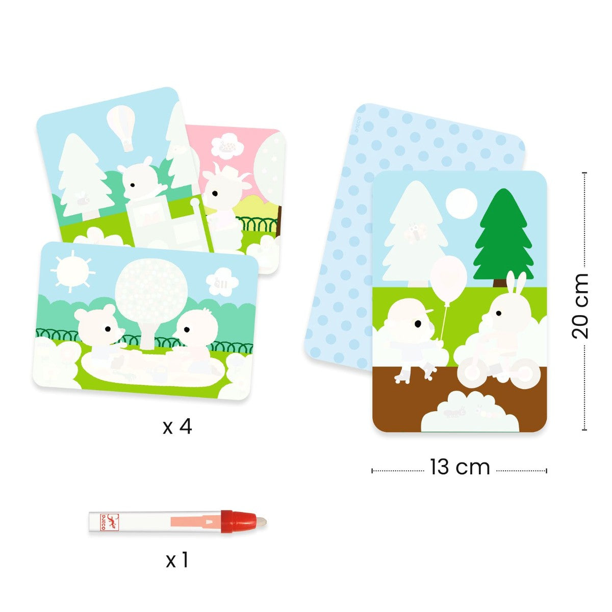 Djeco Farvelæg med vand, I Parken