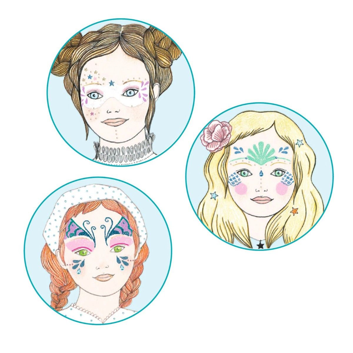 Djeco ansigtsmaling, Perler