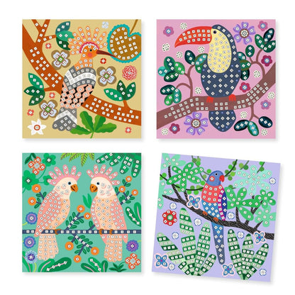 Djeco Mosaik, Junglens fugle