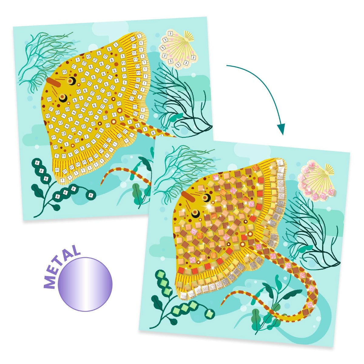 Djeco Mosaik, Under havet DJ09427