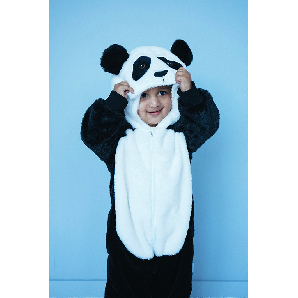 Den goda Fen dyrekostume, Panda jumpsuit - 3-4 år
