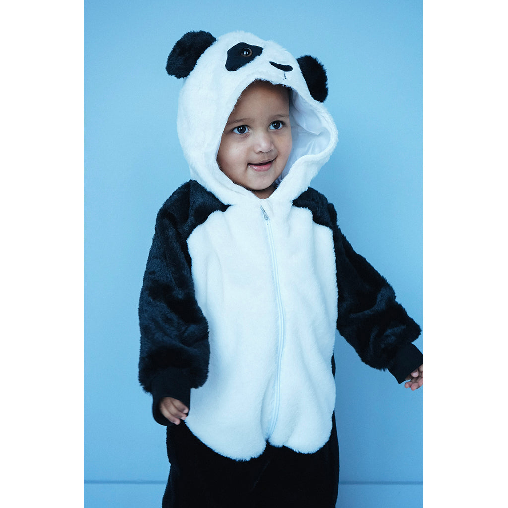 Den goda Fen dyrekostume, Panda jumpsuit - 3-4 år