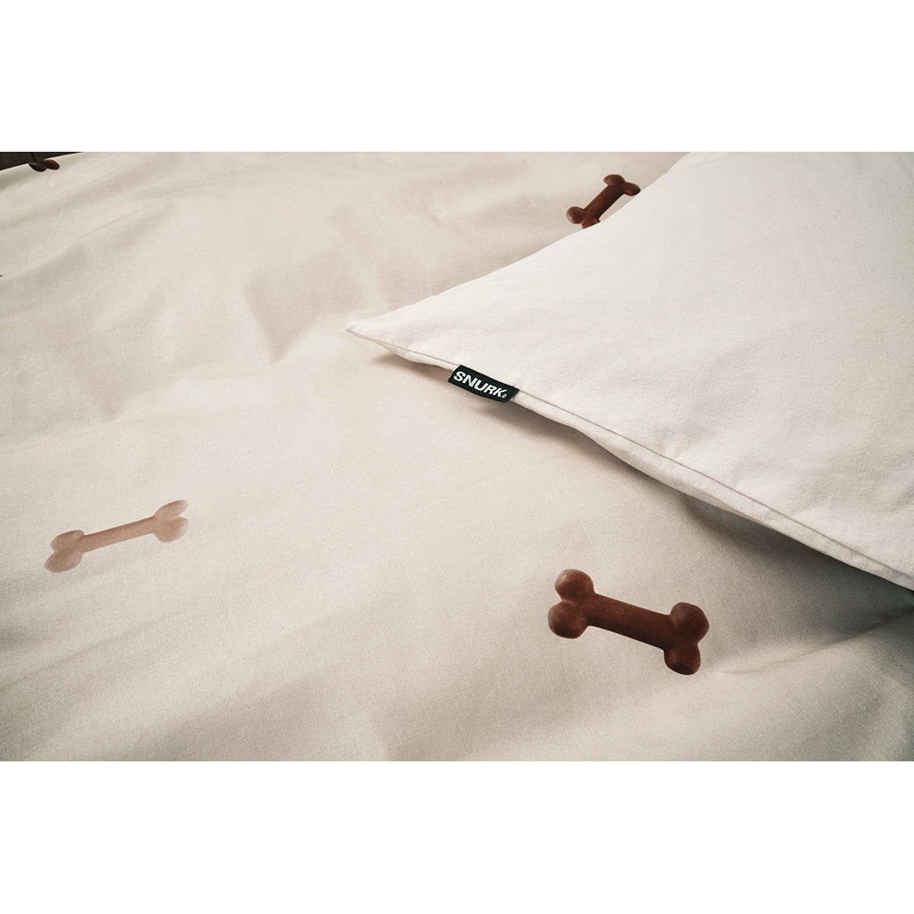 Snurk voksensengetøj, økologisk - Gravhunde venner