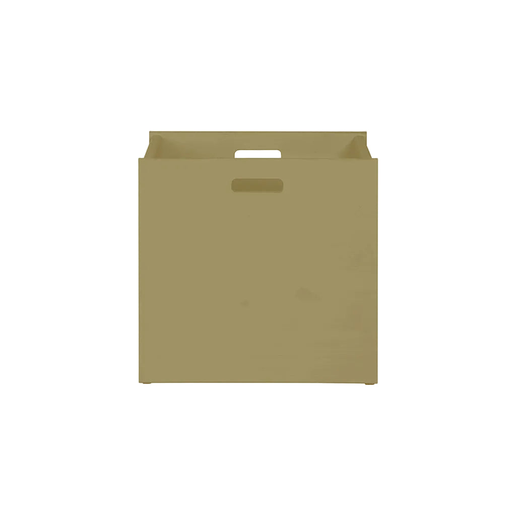 By Aulum Dana bogkasse, med dybde på 30 eller 40 cm -  Olive