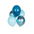 My Little Day balloner, Mix blå -  10 stk.