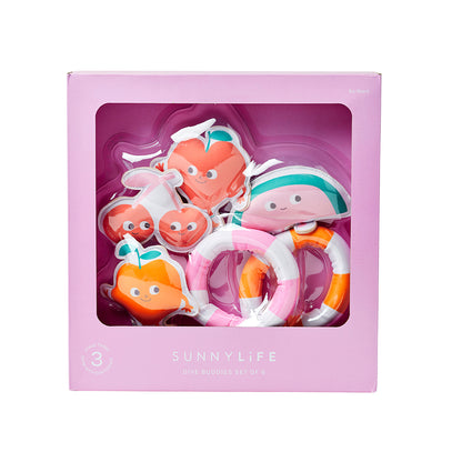 Sunnylife Dykker venner, Peach Multi sæt m 6 stk.