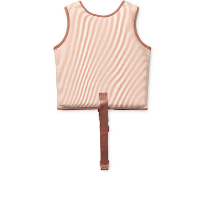 Liewood Dove svømmevest i bæk-og-bølge, Stripe pale tuscany/creme de la creme - flere str.