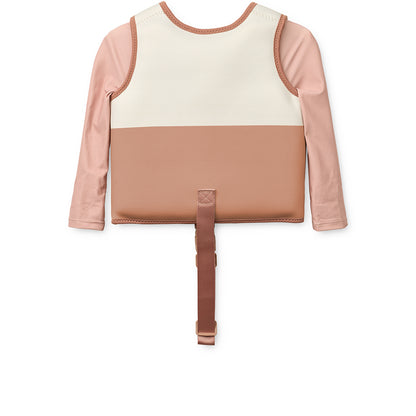 Liewood Dove svømmevest m lange ærmer, Tuscany rose multi mix - flere str.