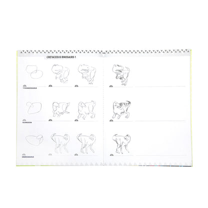 eeBoo Lær at tegne, Dinosaurer