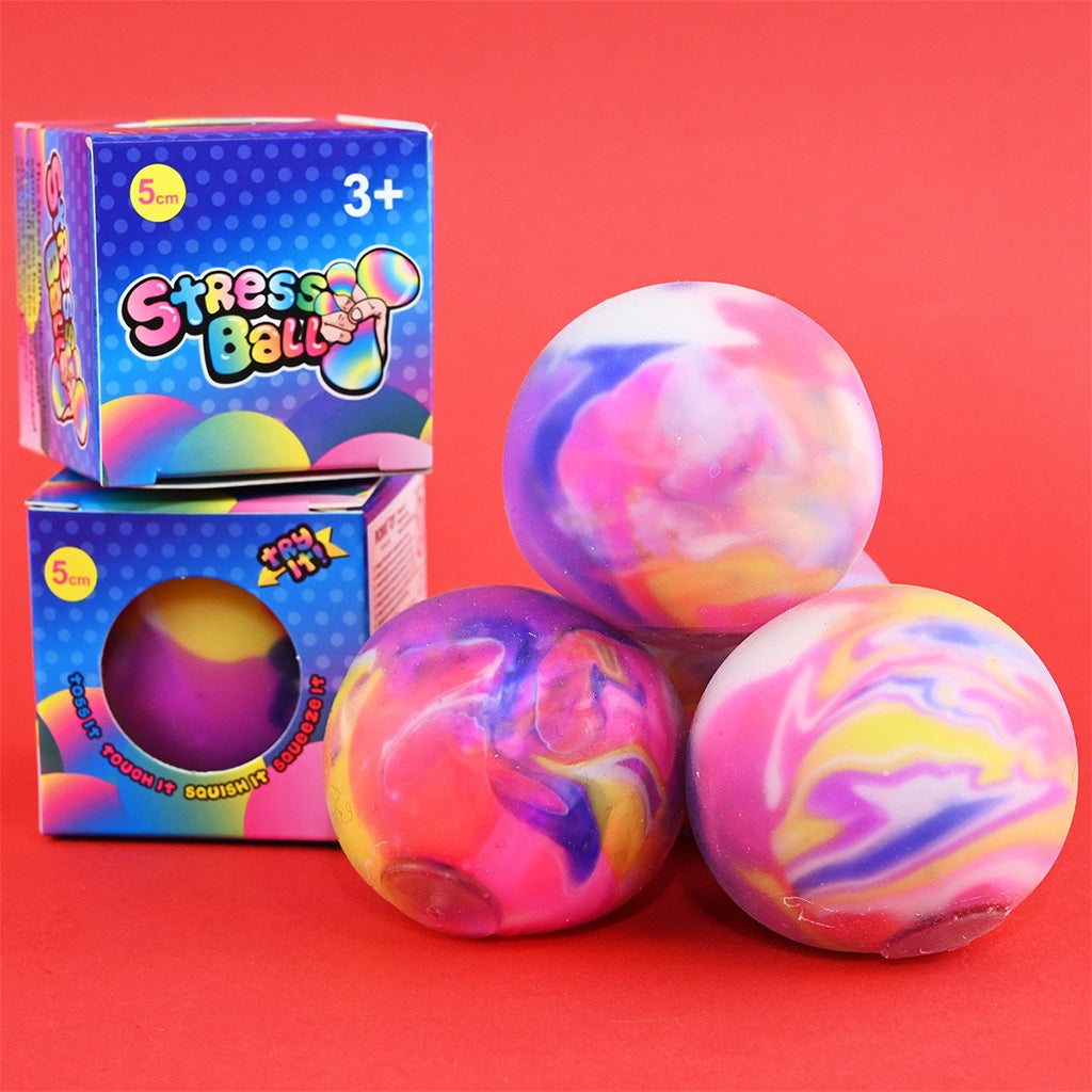 Robetoy squeeze ball, marble flour