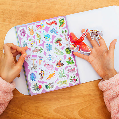 eeBoo Klistermærkebog, Dinosaurer