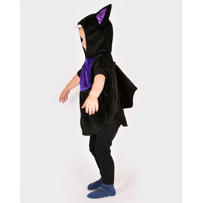 Den Goda Fen udklædning, Mini Batman kappe - str. 86-110 cm