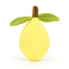 Jellycat bamse, Fabulous frugt, citron - 14 cm