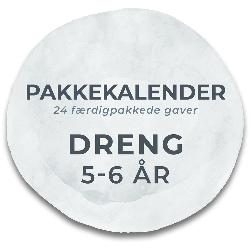 Færdig pakkekalender, Dreng 5-6 år