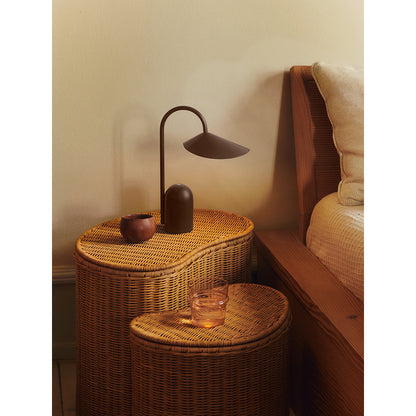 ferm Living flettet opbevaringskurve, Willora natural, sæt m. 2 stk