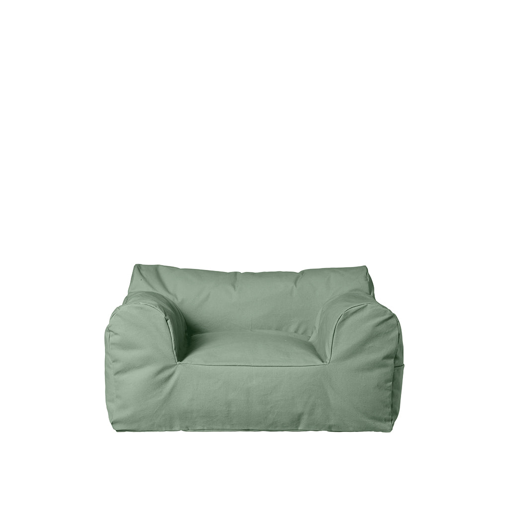ferm Living Stor sækkestol, Billow Bean Bag - Tea green