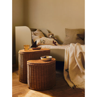 ferm Living pude, broderet, Swif bird - 60 x 40 cm