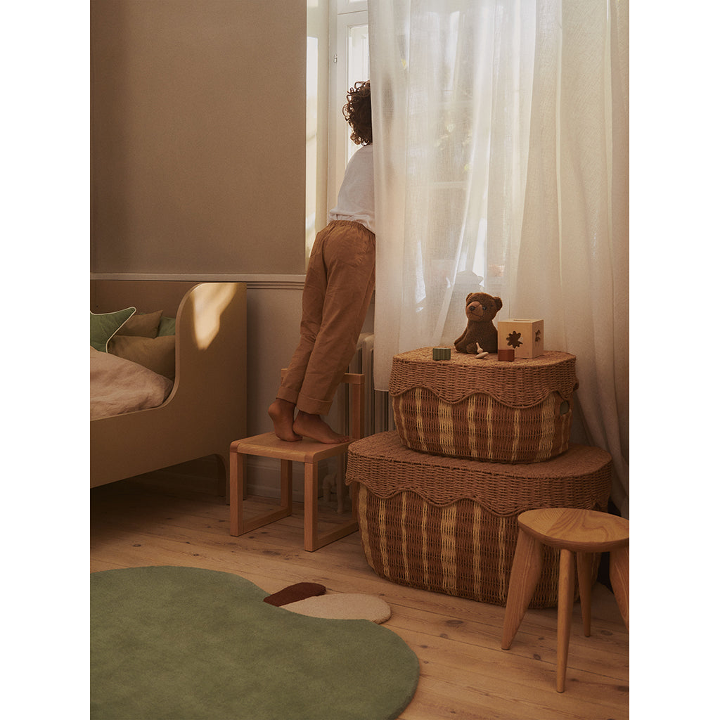 ferm Living Rivan kurvesæt, sæt m 2 stk - Natural/off-white