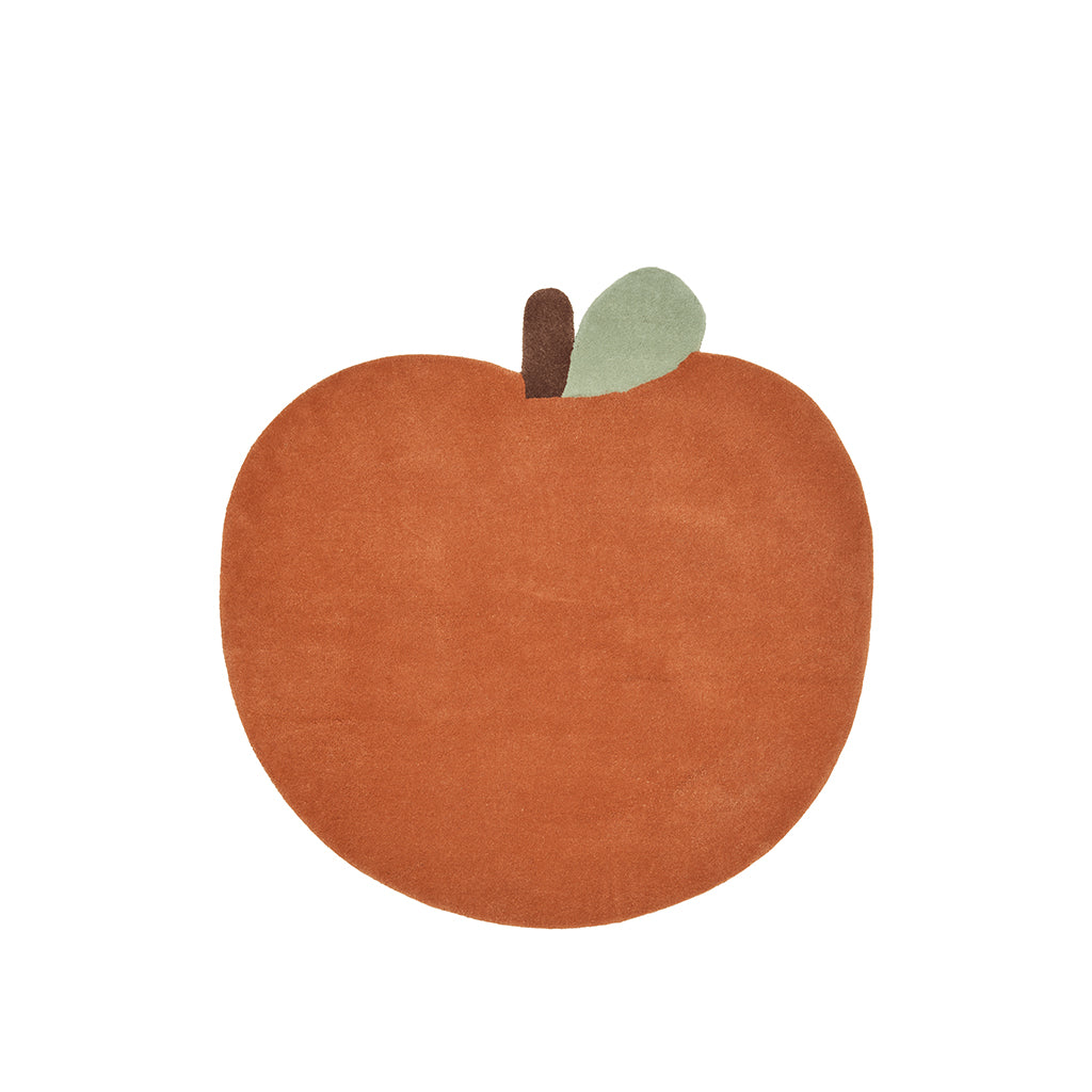 ferm Living tufted gulvtæppe, Apple - Brown clay