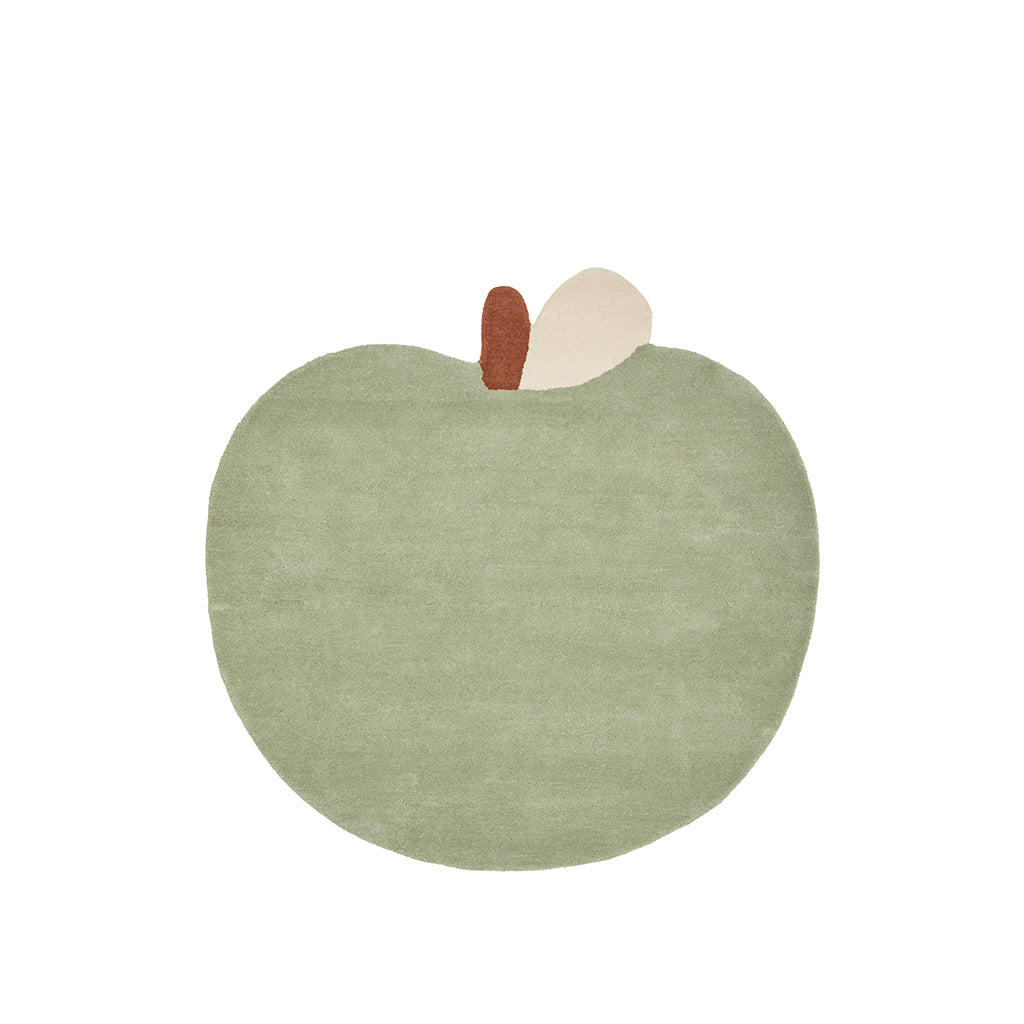 ferm Living tufted gulvtæppe, Apple - Tea green